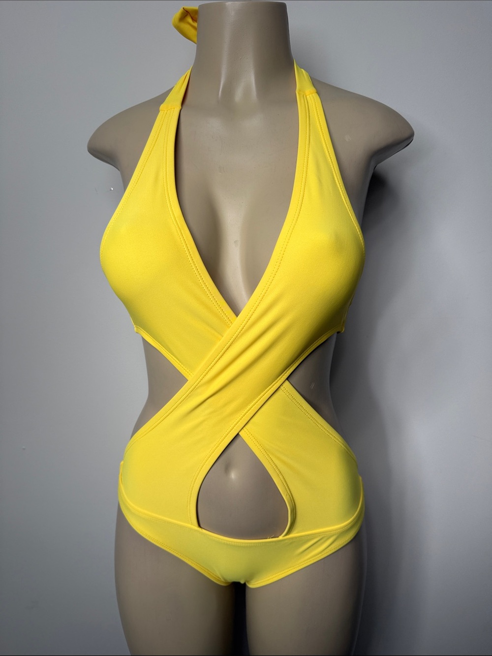 Sunshine Halo Crisscross One-Piece Swimsuit